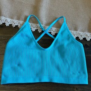 Aerie cross back bralette top!